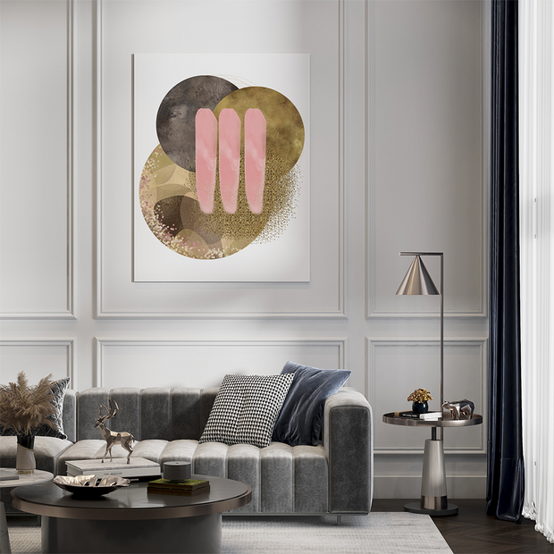 <h3><strong>Poster - GOLDEN HARMONY CIRCLES</strong></h3>