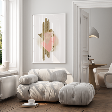 Framed poster - PINK LUXURY