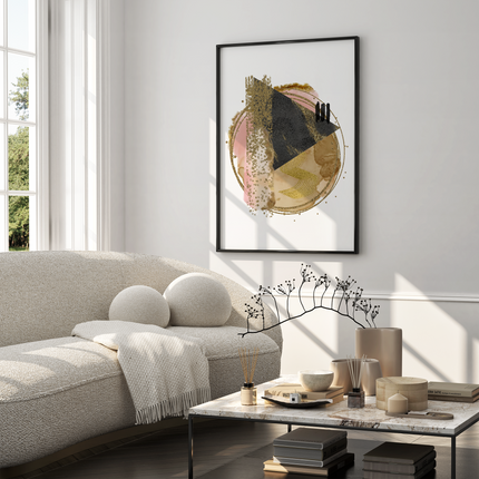 Poster - GOLDEN GEOMETRIC FUSION