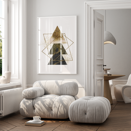 Framed poster - GOLDEN TRIANGLES
