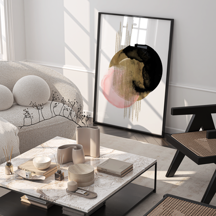 Framed poster - ABSTRACT ELEGANCE