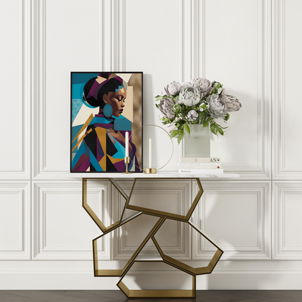 Framed poster- GLITCH VISION