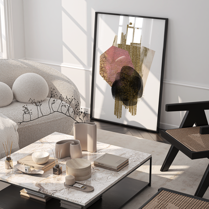 Framed poster - GLAMOUR ABSTRACTION