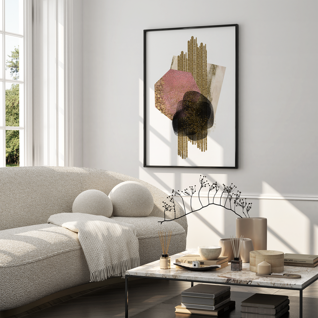 Framed poster - GLAMOUR ABSTRACTION