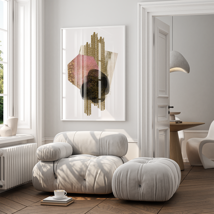 Framed poster - GLAMOUR ABSTRACTION