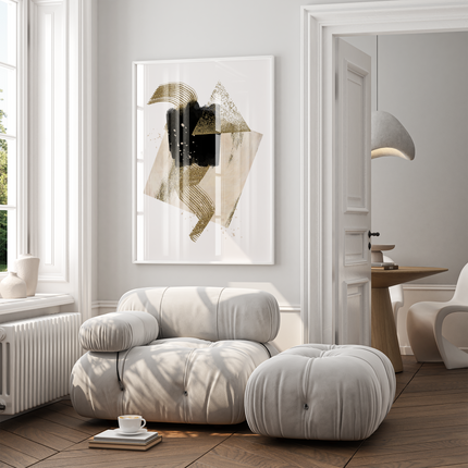 Framed poster - GOLDEN ELEGANCE