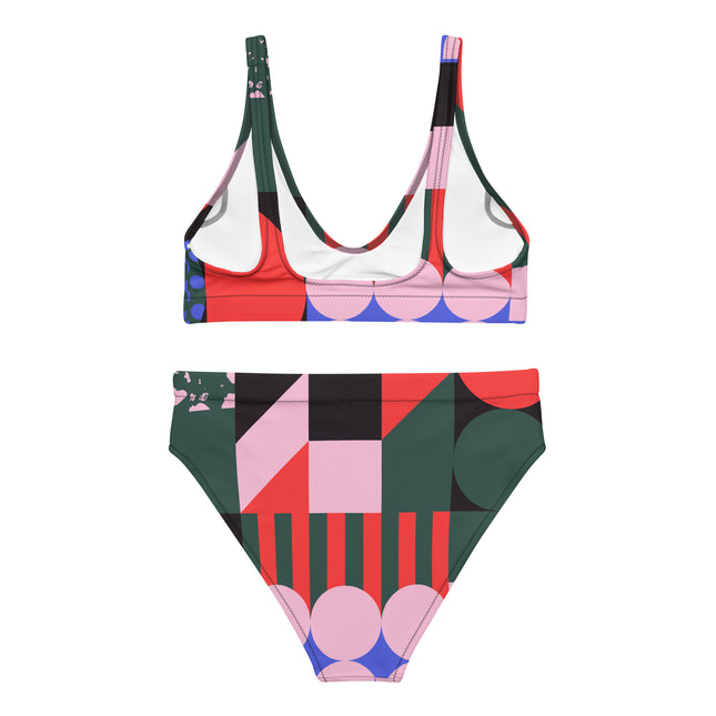 RADIANT SHAPES High-Waisted Recycled Bikini