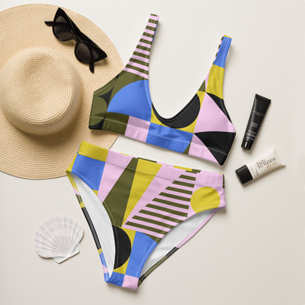 VIVID MOMENTS High-Waisted Recycled Bikini