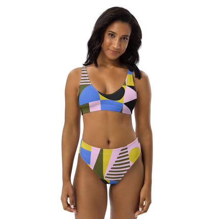 VIVID MOMENTS High-Waisted Recycled Bikini