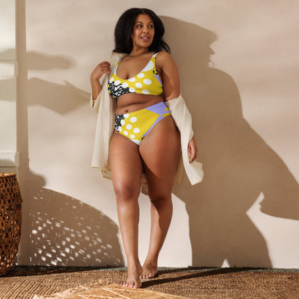 SHAPES OF LIFE High-Waisted Recycled Bikini