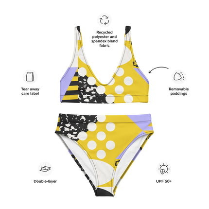 SHAPES OF LIFE High-Waisted Recycled Bikini