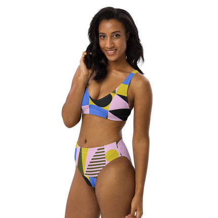 VIVID MOMENTS High-Waisted Recycled Bikini