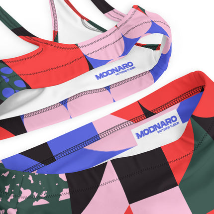 RADIANT SHAPES High-Waisted Recycled Bikini