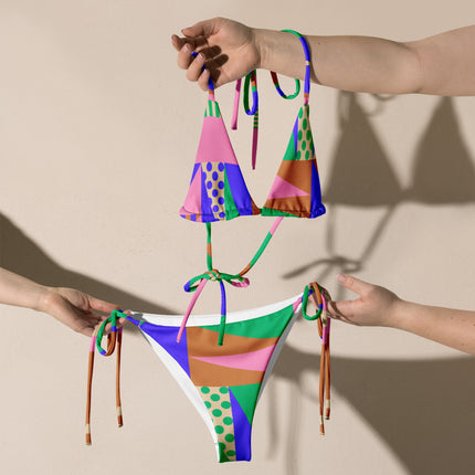 COLORFUL JOURNEY Eco-Friendly String Bikini