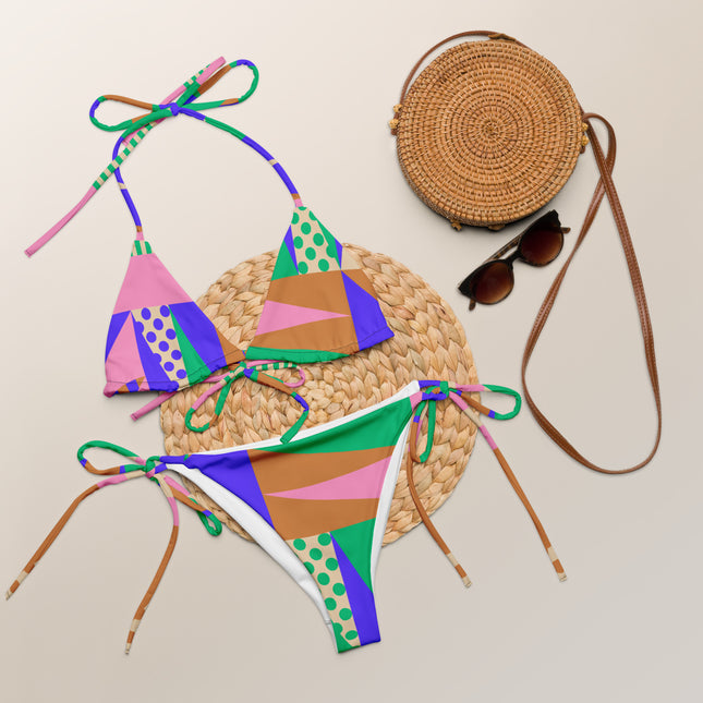 COLORFUL JOURNEY Eco-Friendly String Bikini