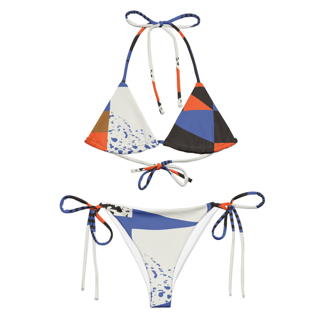 ABSTRACT NATURE Eco-Friendly String Bikini