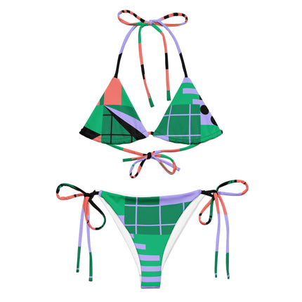 ECHOES OF EXISTENCE Eco-Friendly String Bikini