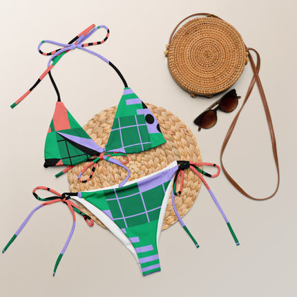 ECHOES OF EXISTENCE Eco-Friendly String Bikini
