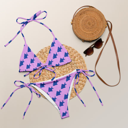 CORAL SPLASH Eco-Friendly String Bikini