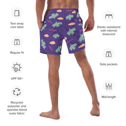 Recycled SUNRISE SOAR Swim Trunks