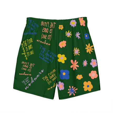 Recycled THE FUTURE IS OURS Swim Trunks
