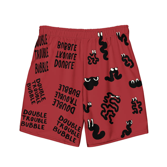Recycled Double Trouble Bubble Swim Trunks