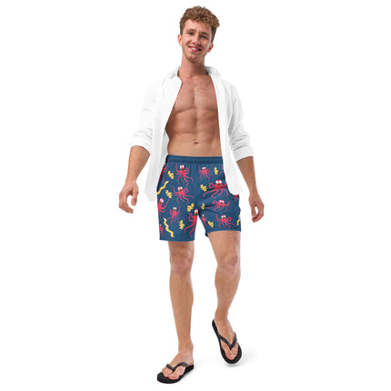 Recycled DEEP SEE PANIC Swim Trunks