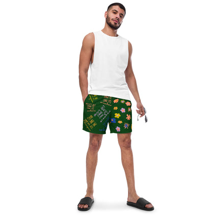 Recycled THE FUTURE IS OURS Swim Trunks