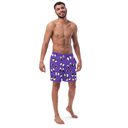 Recycled WATCHFUL EYES Swim Trunks