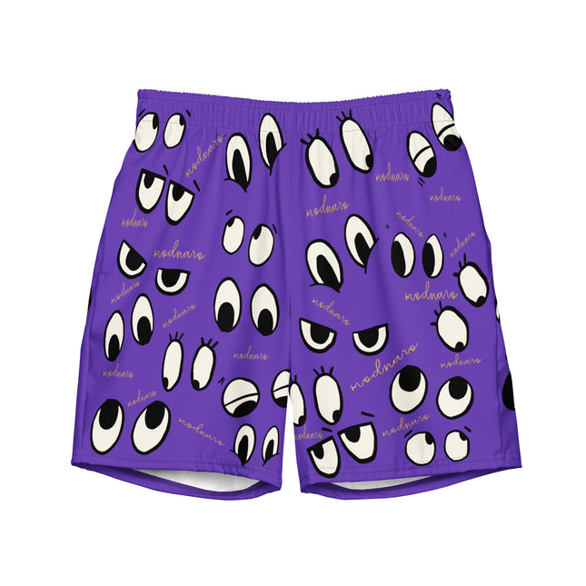 Recycled WATCHFUL EYES Swim Trunks