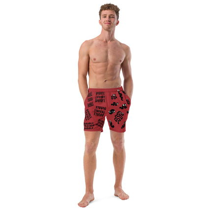 Recycled Double Trouble Bubble Swim Trunks