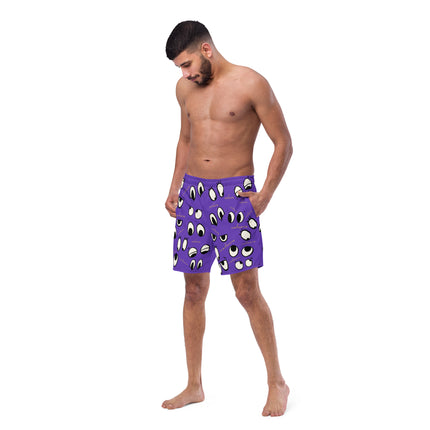Recycled WATCHFUL EYES Swim Trunks