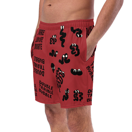 Recycled Double Trouble Bubble Swim Trunks