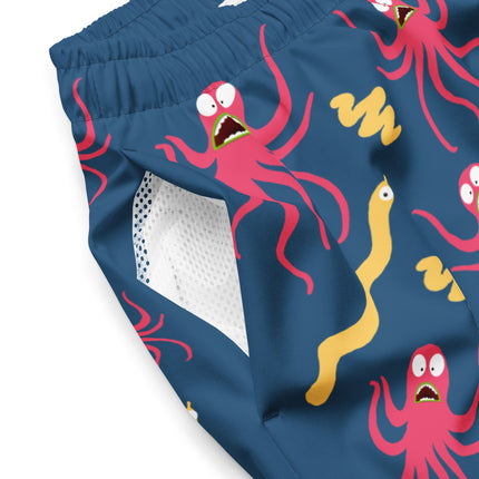 Recycled DEEP SEE PANIC Swim Trunks