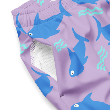 Recycled SHARK DANCE Swim Trunks