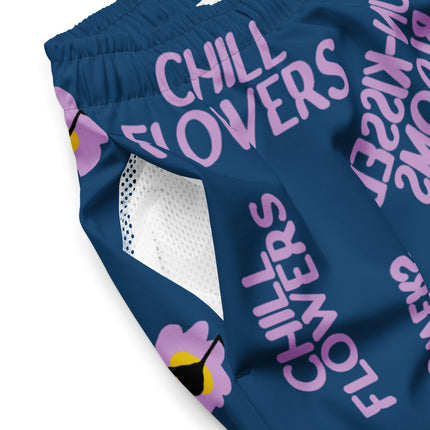 Recycled Chill Flowers Swim Trunks