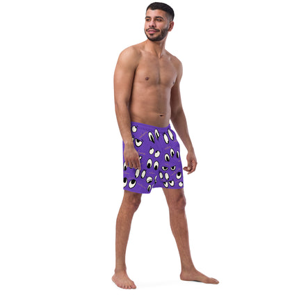 Recycled WATCHFUL EYES Swim Trunks