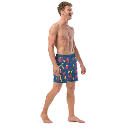 Recycled DEEP SEE PANIC Swim Trunks