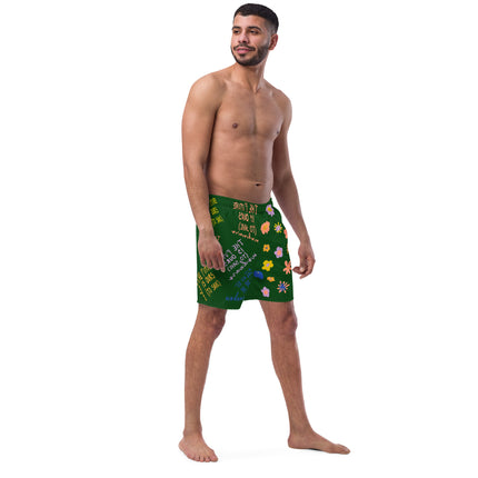 Recycled THE FUTURE IS OURS Swim Trunks