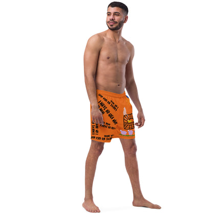 Recycled I HAVE NO IDEA Swim Trunks