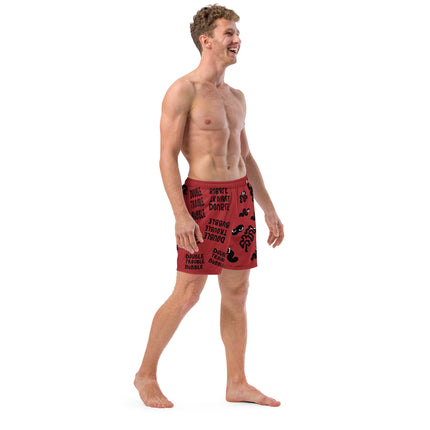 Recycled Double Trouble Bubble Swim Trunks