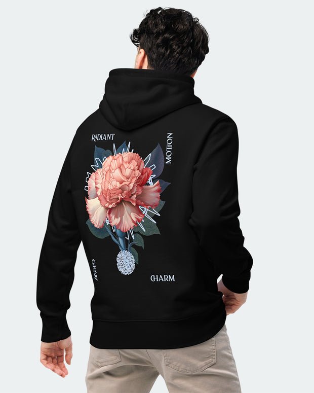 <h3><strong>Organic cotton GLOW AND CHARM II Hoodie</strong></h3>