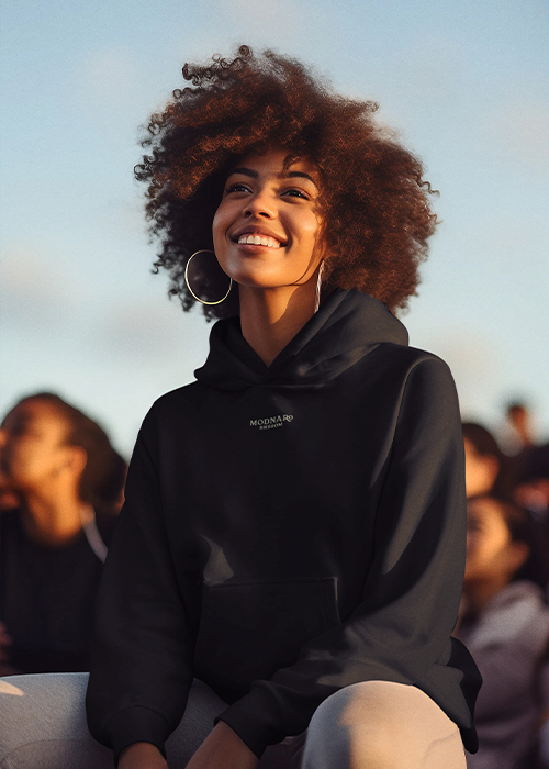 <h3><strong>Organic cotton BIRD OF PARADISE II Hoodie</strong></h3>