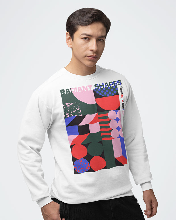 <h3><strong>Eco-friendly sweatshirt - RADIANT SHAPES</strong></h3>