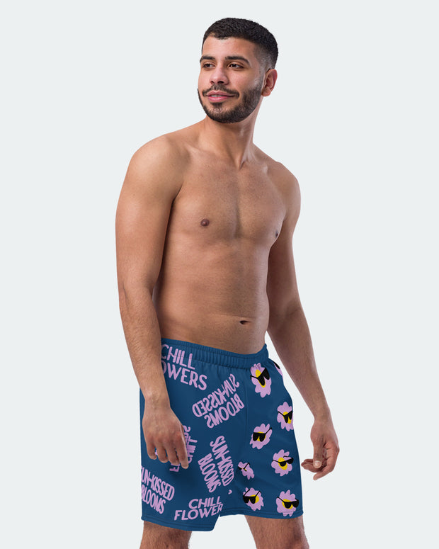 <h3><strong>Recycled Chill Flowers Swim Trunks</strong></h3>
