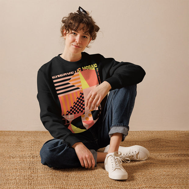 <h3><strong>Eco-friendly sweatshirt ENERGETIC MOSAIC</strong></h3>
