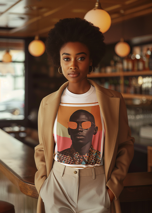<h3><strong>RETRO FUTURA Organic T-Shirt</strong></h3>