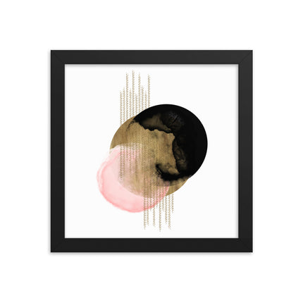 Framed poster - ABSTRACT ELEGANCE