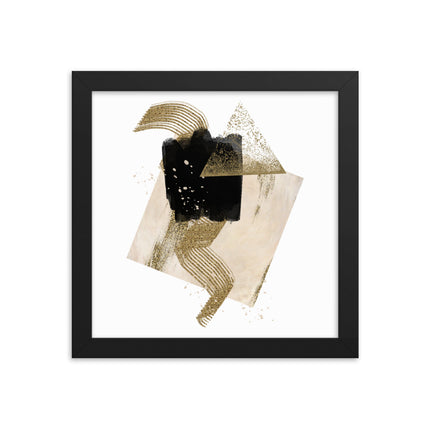 Framed poster - GOLDEN ELEGANCE