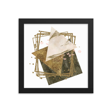 Framed poster - GOLDEN GEOMETRY